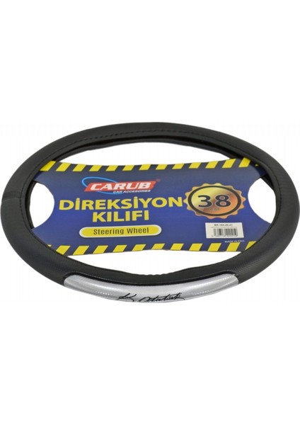 Direksiyon Kılıfı Fosforlu 38 cm Siyah (Atatürk Imza) BR1842021