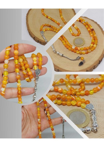 Akik Taşı 99LUK Tesbih 6mm (27885)