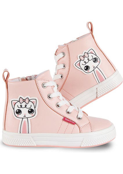 Kedicik Pembe Kız Çocuk Sneakers Spor Ayakkabı