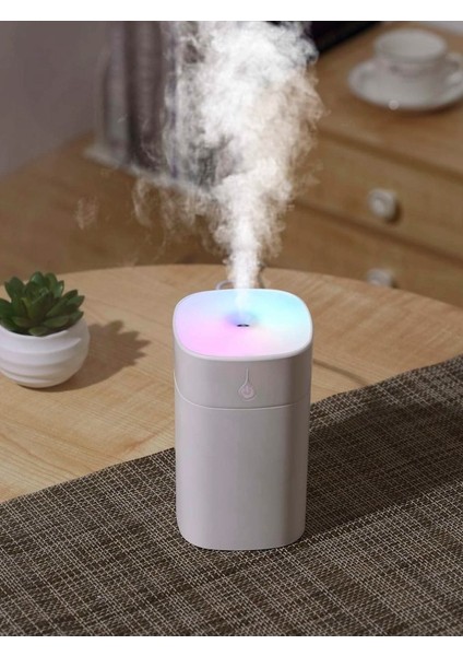 H2O Humidifier 400ML Ultrasonik Hava Nemlendirici Buhar Makinesi ve Aroma Difüzörü