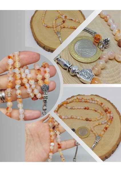 Akik Taşı 99LUK Tesbih 6mm (7112)