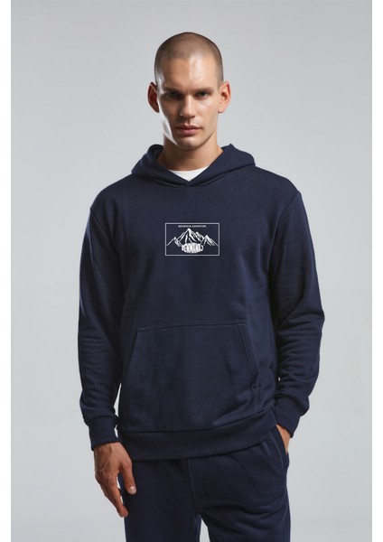 Erkek Lacivert Sweatshirt