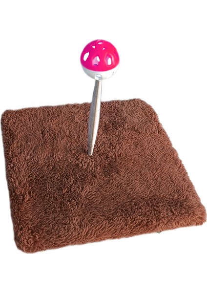 Yaylı Toplu Hacıyatmaz Kedi Aktivite Oyuncağı 16-20 cm Kahverengi fırsatları