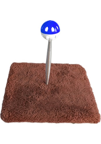 Yaylı Toplu Hacıyatmaz Kedi Aktivite Oyuncağı 16-20 cm Kahverengi indirimleri