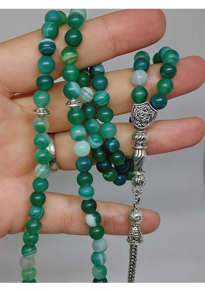 Akik Taşı Mat 99LUK Tesbih 6mm (11164) fiyatları