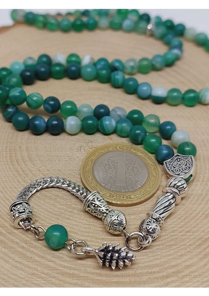 Akik Taşı Mat 99LUK Tesbih 6mm (11164) modelleri