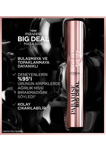 L'Oréal Paris Paradise Big Deal Maskara - Siyah