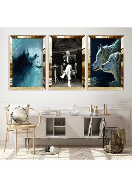 Bozkurt Gold Pleksili Mdf Tablo fiyatları