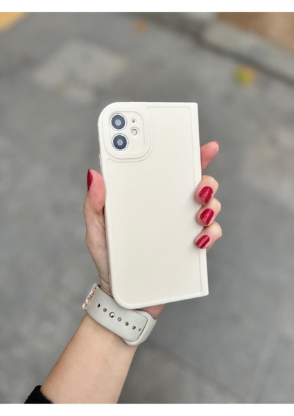 Apple iPhone 11 Uyumlu Kitap Model Şık Tasarım Köşeli Pinterest Kılıf