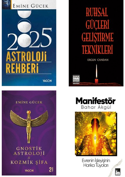 Enerji ve Astroloji Seti - Manifestör Hediye ( 4 Kitap Takım )