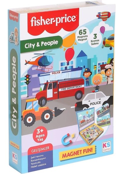 Fp 13409 Fisher Price Baby Puzzle City People -Ks Puzzle