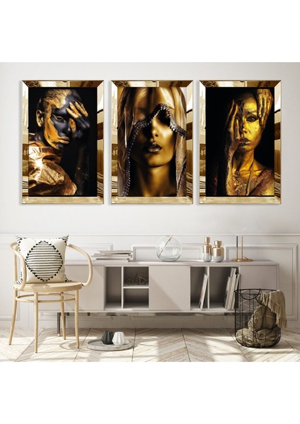 Altın Kız Gold Pleksili Mdf Tablo fiyatları