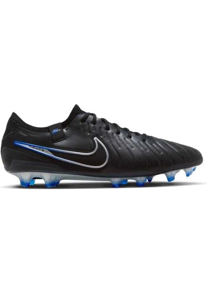 Tiempo Legend 10 Elite Fg Pro Soccer Shoes Çim Saha Kramponu Siyah