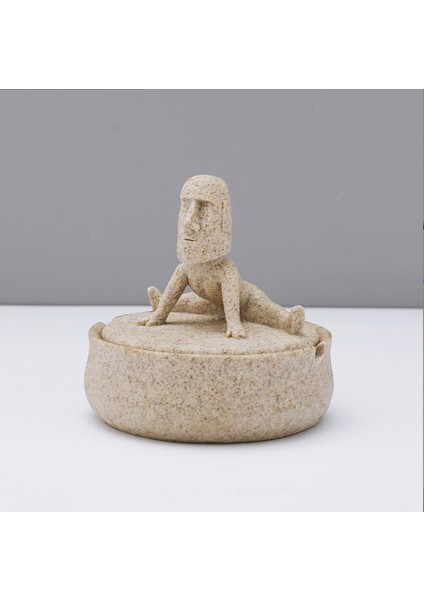 Şirin Moai Yoga Egzersiz Kül Tablası (Yurt Dışından)