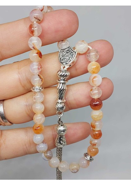 Akik Taşı 33LÜK Tesbih 6mm (7112) fiyatları