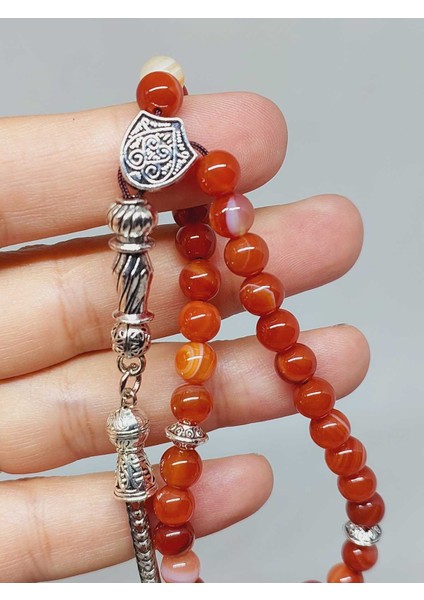 Akik Taşı 33LÜK Tesbih 6mm (7666) fiyatları