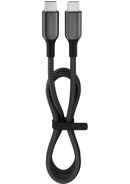60 Watt 3A Usb-C To Type-C 2m Hızlı Şarj Kablosu Siyah FC39