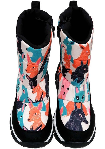 Kadın Vegan Çok Renkli Kar Botu - Sharpened Mind Tasarım fiyatları