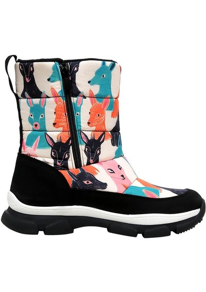 Kadın Vegan Çok Renkli Kar Botu - Sharpened Mind Tasarım fırsatları