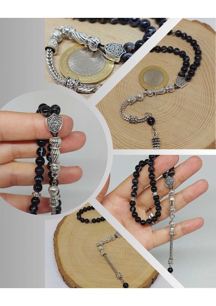 Akik Taşı 33LÜK Tesbih 6mm (17309)