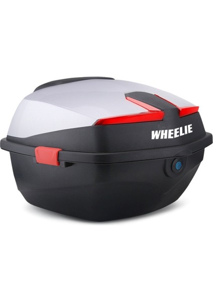 Wheelıe XT01-SW 32 Litre Motosiklet Arka Çanta Gümüş Beyaz Su Geçirmez