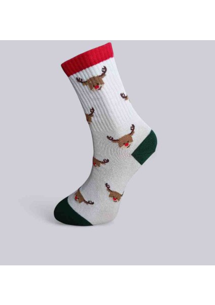 Unisex Noel-Yılbaşı Konsept Çift (Sevgili) Çorap Seti
