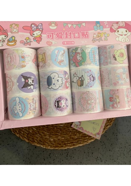 Kuromi Logolu Sticker x 2 Adet