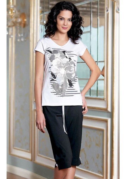 Şahinler Kadın Yazlık Kaprili Pijama 21501