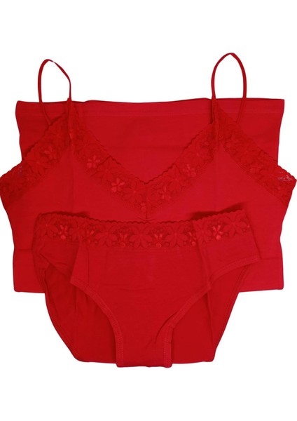 2044 Dantelli Ip Askılı Bikini Tk
