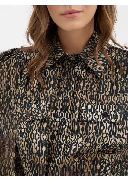 Kadın Gömlek-Siyah/kahve modelleri