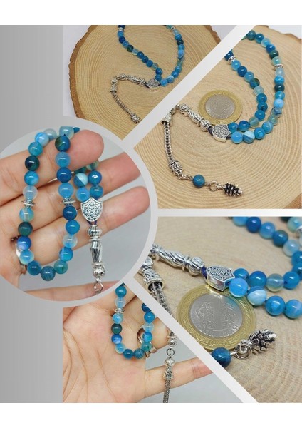 Akik Taşı 33LÜK Tesbih 6mm (27895)