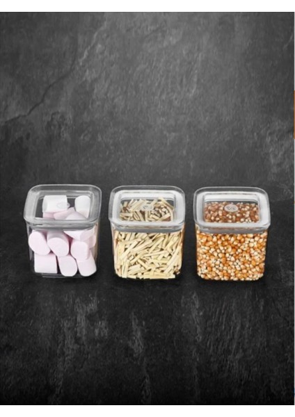 Sude Kare Saklama Kabı 3 Lu 700 Ml