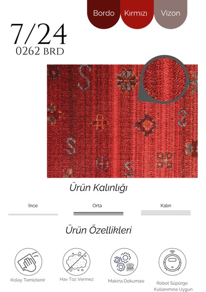 Makine Halısı Agnello Halı 7/24 0262BRD indirimleri