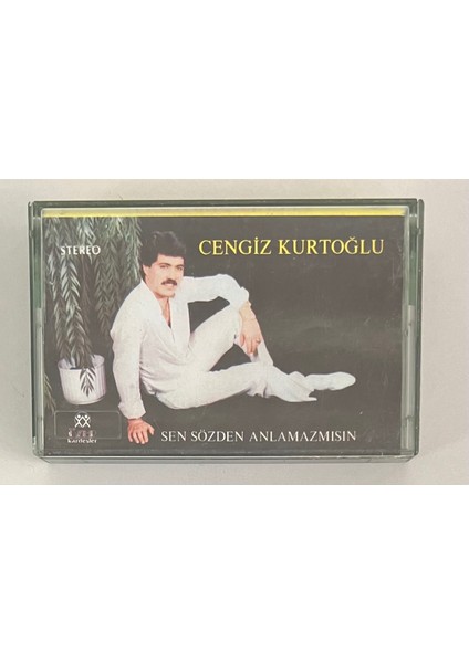 Cengiz Kurtoğlu Sen Sözden Anlamazmısın Kaset (Orjnal 1984 Dönem Kağıt Baskı Kaset)