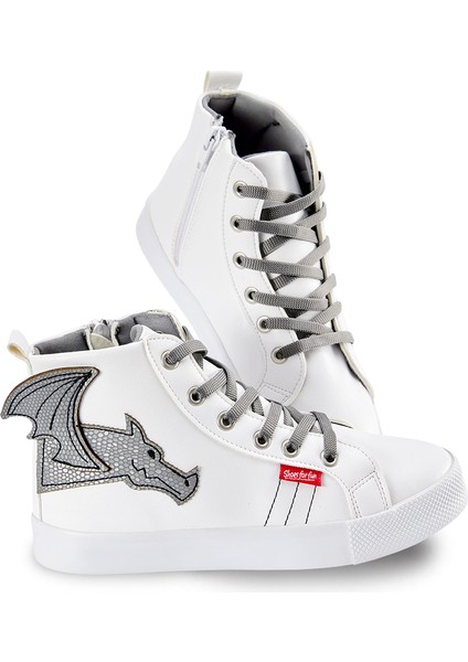 Ejderha Erkek Çocuk Beyaz Sneakers Spor Ayakkabı fiyatları