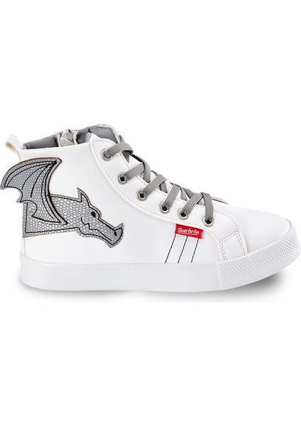 Ejderha Erkek Çocuk Beyaz Sneakers Spor Ayakkabı fırsatları