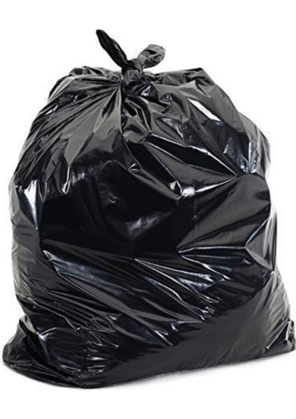 Battal Boy Siyah Çöp Torbası Poşeti - 400 Gr. - 90 Litre - 80 x 110 Cm / 10 Adetlik 1 Rulo