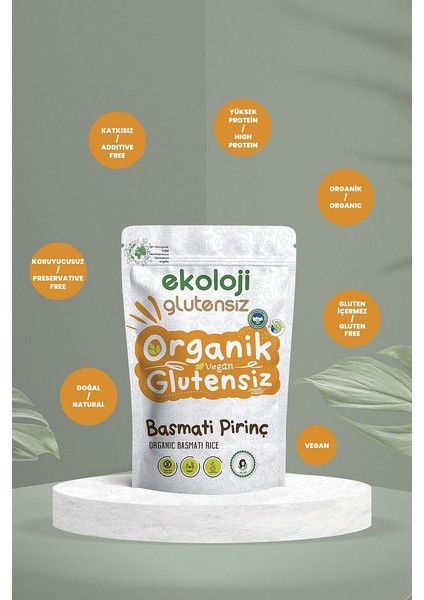 Organik Glutensiz Basmati Pirinç 500 gr Organic Gluten Free Basmati Rice 500 gr fırsatları