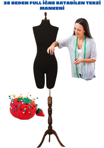 Pantalon Giyebilen Bayan 38 Beden Iğne Batabilenterzi Mankeni