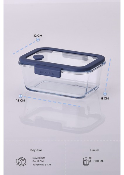 Glace Vakumlu Cam Saklama Kabı Kendi Setini Oluştur fiyatları