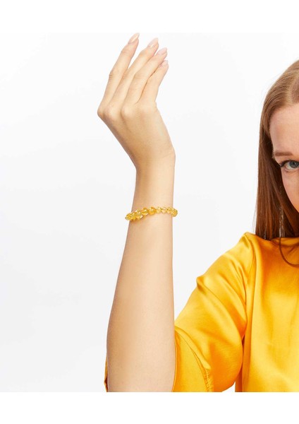 Galaksi Serisi Sitrin Taşı Tasarım Bileklik fırsatları