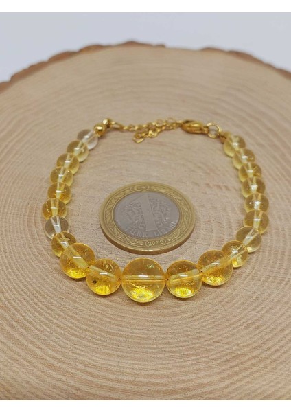 Galaksi Serisi Sitrin Taşı Tasarım Bileklik indirimleri