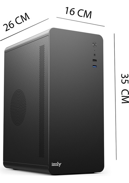 Desktop Y302 x İ3-12100 16GB 1tb SSD 22" Masaüstü Bilgisayar