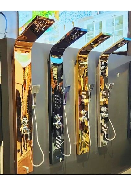 Vioduş Kuğu Gold Duş Paneli, Dikey Jakuzi, Duş, indirimleri