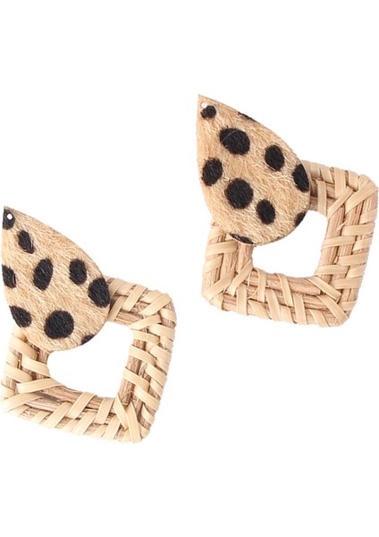 Moda El Yapımı Leopar Baskı Damla Küpe Kadınlar Için Boho Dangle Küpe Takı Düğün Parti Yılbaşı Hediyeleri (Yurt Dışından) fiyatları