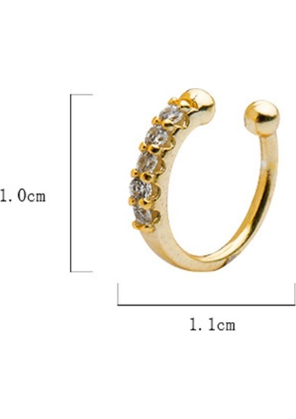 Küçük Dangle Hoop Küpe Kaplama Kadın Kızlar Huggie Küpe Dainty Takı Hediye (Yurt Dışından) fiyatları