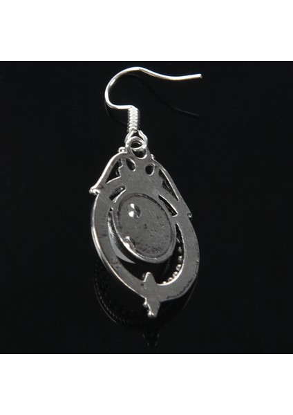 1 Çift Gümüş Mermer Aytaşı Turkuaz Renkli Cam Kulak Damızlık Kanca Dangle Düğün Takısı Küpe Eardrop Kulak Aksesuarları #4 (Yurt Dışından) indirimleri