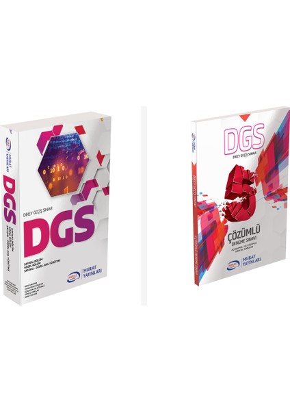 Dgs Ana Kaynak Ve Dgs 5 Çözümlü Deneme Sınavı Set.
