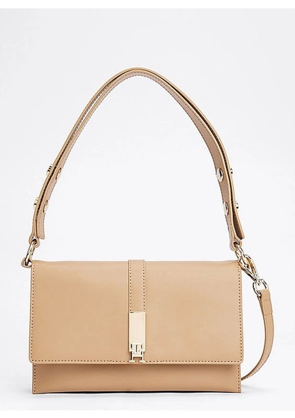 Heritage Stud Kadın Bej Omuz Çantası