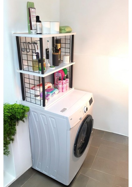 3 Raflı Banyo Düzenleyici – Çamaşır Makinesi Üstü Banyo Rafı fiyatları